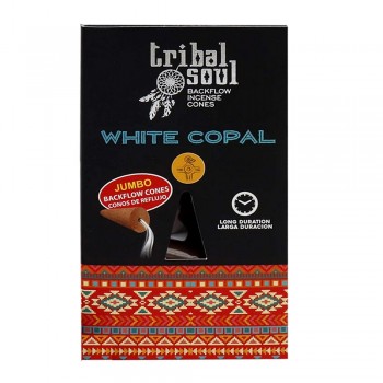 White Copal - Tribal Soul Backflow Incense kūginiai smilkalai Hari Darshan