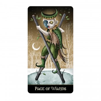 Deviant Moon Tarot Borderless Taro kortos Mini leidimas US Games Systems