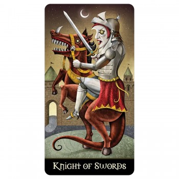 Deviant Moon Tarot Borderless Taro kortos Mini leidimas US Games Systems