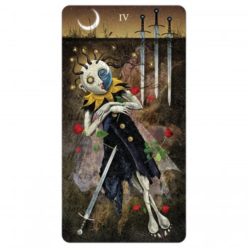 Deviant Moon Tarot Borderless Taro kortos Mini leidimas US Games Systems