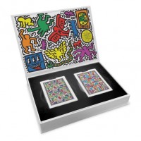 Bicycle Artist Series: Keith Haring Žaidimo kortų rinkinys dėžutėje Bicycle