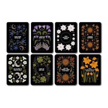 Celestial Flora Affirmacijos kortos Leaping Hare Press
