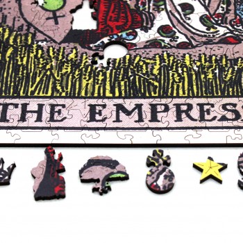 Tarot: The Empress (Rider-Waite) Dėlionė Iš Medžio (250 detalių) Fantasy Puzzles