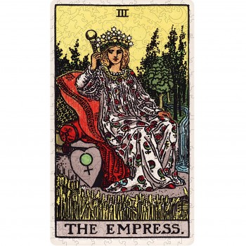 Tarot: The Empress (Rider-Waite) Dėlionė Iš Medžio (250 detalių) Fantasy Puzzles
