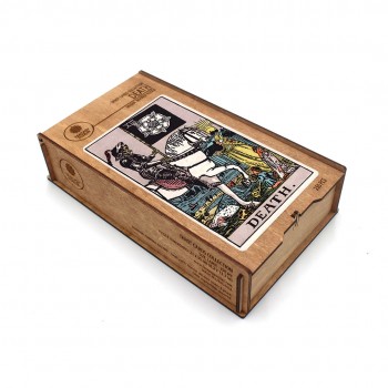 Tarot: Death (Rider-Waite) Dėlionė Iš Medžio (250 detalių) Fantasy Puzzles