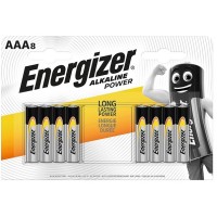 Energizer AAA Power 8BL šarminės baterijos 8 vnt.