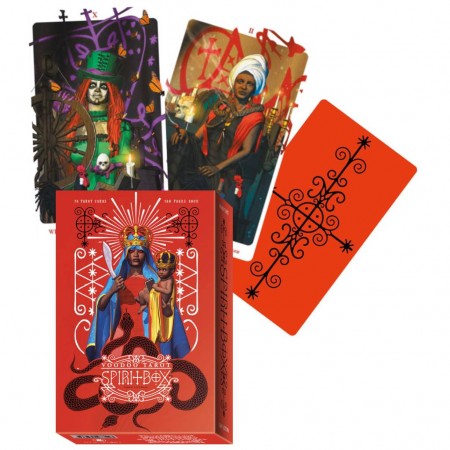 Voodoo Tarot Spirit Box kortų rinkinys Lo Scarabeo