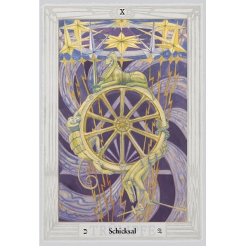 Kosmetinis defektas -  Thoth Tarot Aleister Crowley De Luxe kortos AGM