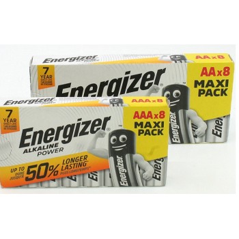 Energizer AA Power 8SH šarminės baterijos, 8 vnt Energizer AA Power 8SH šarminės baterijos, 8 vnt