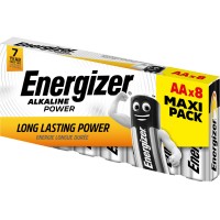 Energizer AA Power 8SH šarminės baterijos, 8 vnt Energizer AA Power 8SH šarminės baterijos, 8 vnt