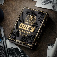Obey žaidimo kortos, auksinis leidimas Theory11 Obey žaidimo kortos, auksinis leidimas Theory11