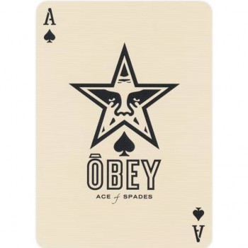 Obey žaidimo kortos raudonos Theory11