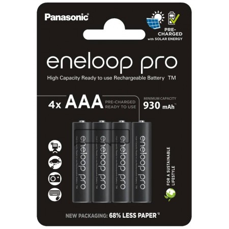 Eneloop AAA 930mAh (BK-4HCDE/4CP) įkraunamos baterijos 4 vnt.
