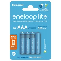Eneloop Lite AAA 550mAh (BK-4LCCE/4CP) įkraunamos baterijos 4 vnt.