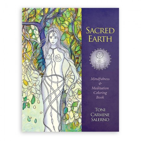 Sacred Earth Mindfulness & Meditation Spalvinimo knyga Blue Angel