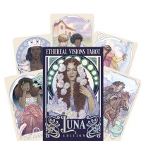 Kosmetinis defektas Ethereal Visions Tarot: Luna Edition Taro kortos US Games Systems