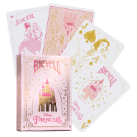 Kosmetinis defektas Bicycle Disney Princess Pink kortos