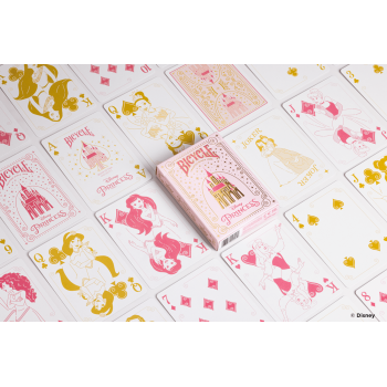 Kosmetinis defektas Bicycle Disney Princess Pink kortos