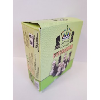 Kosmetinis defektas Plastikinių Šachmatų figūrų rinkinys L dydžio Star