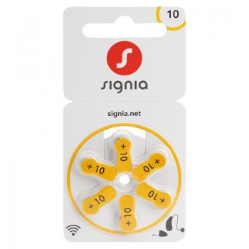 Signia 10 PR70 6BL klausos baterijos 60 vnt.