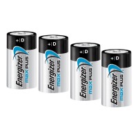Energizer LR20 D Max Plus šarminės baterijos 4 vnt.