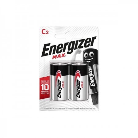 Energizer LR20 C Max šarminės baterijos 2 vnt.