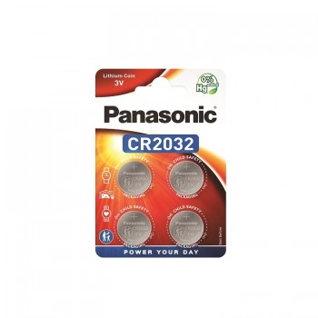 Panasonic CR2032 ličio baterijos 4 vnt.