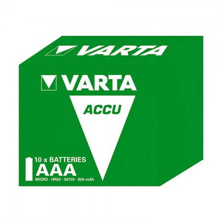 Varta  AAA R2U 800mAh (56703) baterijos 10 vnt.
