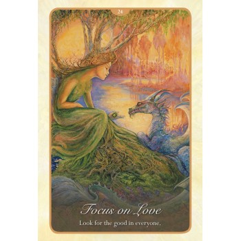 Kosmetinis Defektas Whispers of love Oracle Kortos Blue Angel