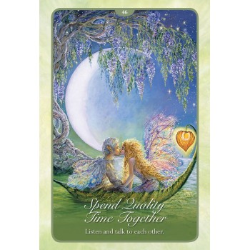 Kosmetinis Defektas Whispers of love Oracle Kortos Blue Angel