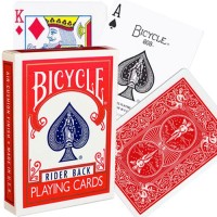 Kosmetinis defektas Bicycle Standard Retro 808 pokerio kortos (Raudonos) 