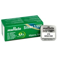 Murata 379 (SR521SW) sidabro oksido baterijos 10 vnt.
