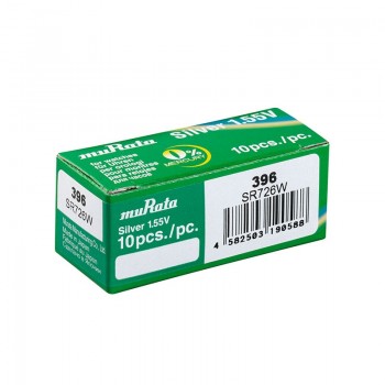 Murata 396 (SR726W) sidabro oksido baterijos 10 vnt.