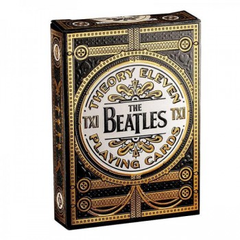 The Beatles specialaus leidimo žaidimo kortos (juodos) Theory11 