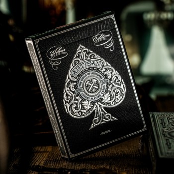 Artisan žaidimo kortos sidabro spalvos leidimas Theory11