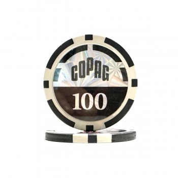 300 pokerio žetonų rinkinys tamsiame aliuminio lagamine Copag