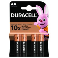 Duracell Basic MN1500 AA šarminės baterijos 4 vnt.