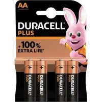 Duracell AA Plus šarminės baterijos 4 vnt.