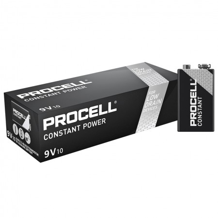Procell Constant Power 9V 6LR61 šarminės baterijos 10 vnt.