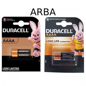 Duracell AAAA šarminės baterijos 2 vnt.