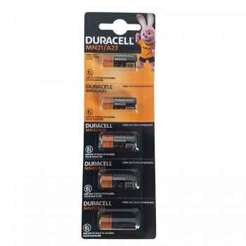 Duracell MN21 23A šarminės baterijos 5 vnt. Duracell MN21 23A šarminės baterijos 5 vnt.