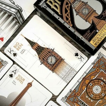 Kosmetinis defektas Bicycle Architectural Wonders of the World kortos