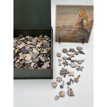 M.K. Čiurlionis Angelas Medinė dėlionė XL dydis (700 detalės) Fantasy Puzzles