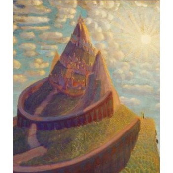 M.K. Čiurlionis Pilies pasaka Dėlionė Medinė XL Dydis (700 detalių) Fantasy Puzzles