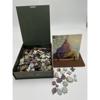 M.K. Čiurlionis Pilies pasaka Dėlionė Medinė XL Dydis (700 detalių) Fantasy Puzzles