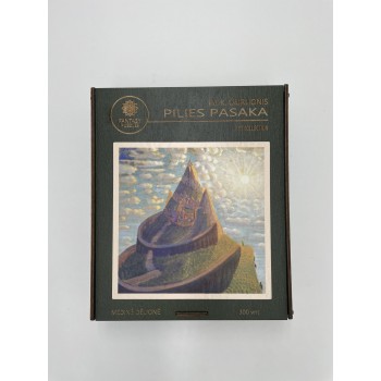 M.K. Čiurlionis Pilies pasaka Dėlionė Medinė XL Dydis (700 detalių) Fantasy Puzzles