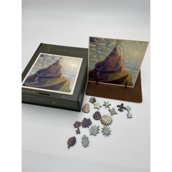 M.K. Čiurlionis Pilies pasaka Dėlionė Medinė XL Dydis (700 detalių) Fantasy Puzzles