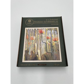 M.K. Čiurlionis Pasaulio sutvėrimas IX Medinė Dėlionė L Dydis (300 detalių) Fantasy Puzzles