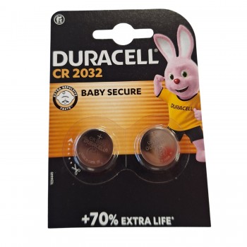 Duracell CR2032 3V ličio bateriijos 2 vnt.