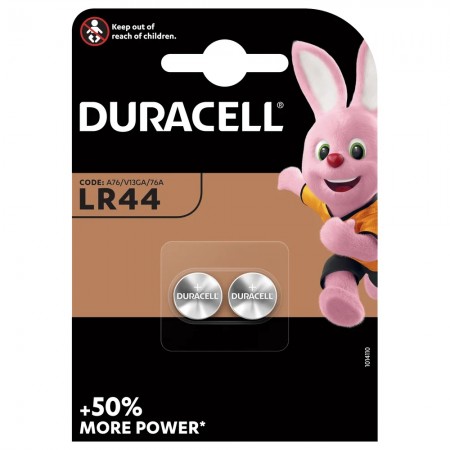 Duracell LR44/ A76/ V13GA šarminės baterijos 2 vnt.